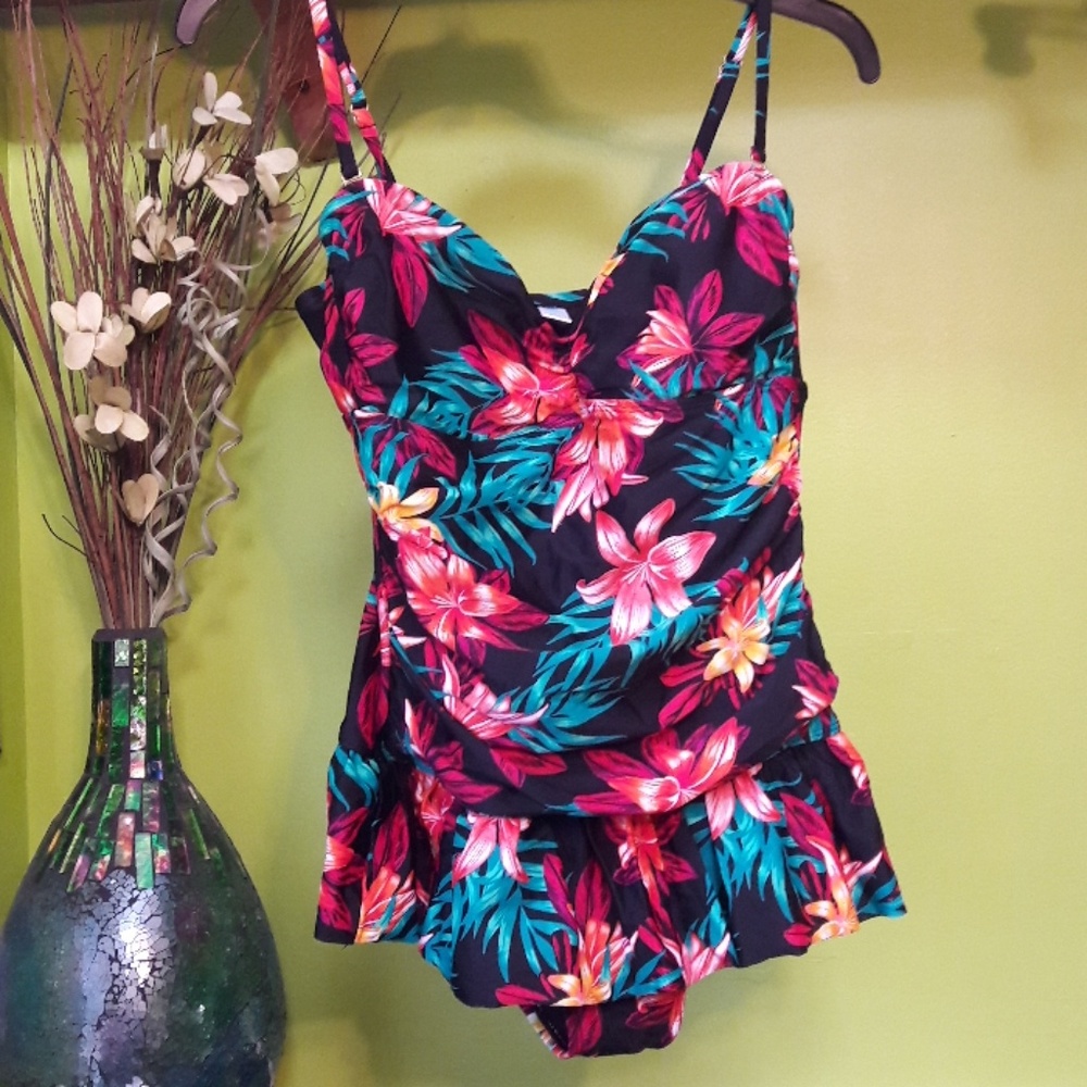 Tropical escape bathing suit